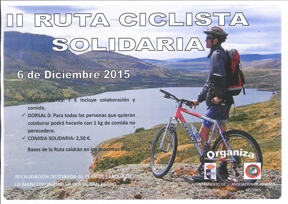 Imagen II RUTA CICLISTA SOLIDARIA